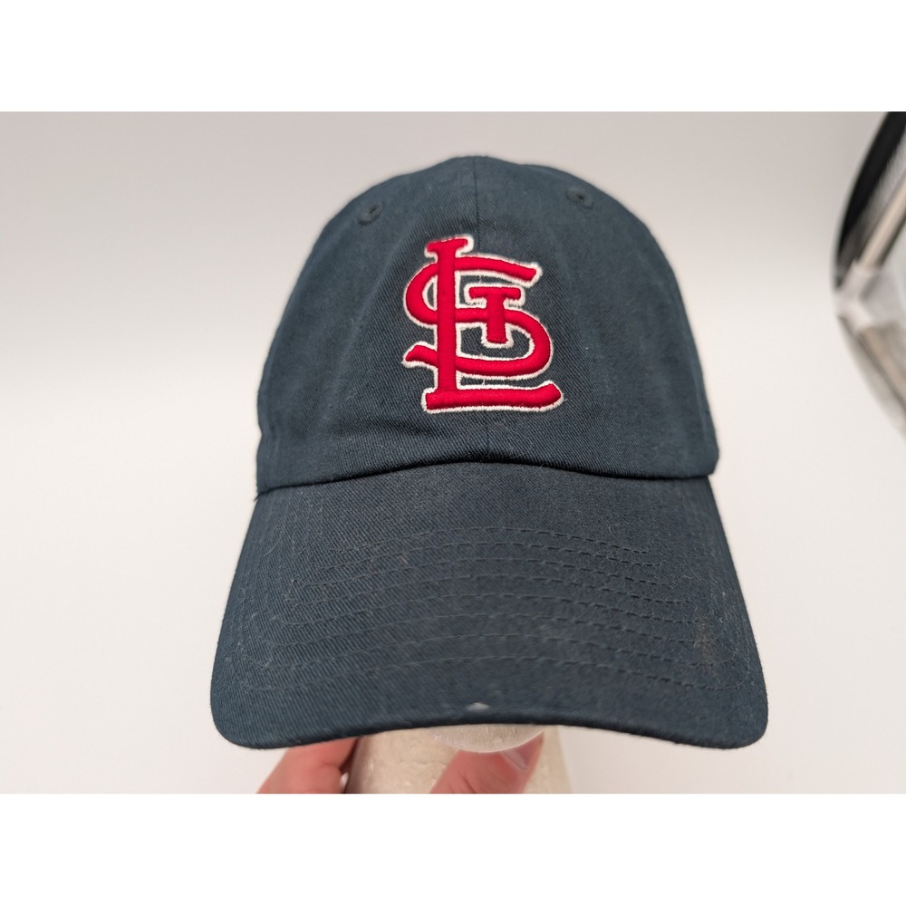 MLB St Louis Cardinals Navy Blue Baseball Cap Hat Adjustable Strapback Logo